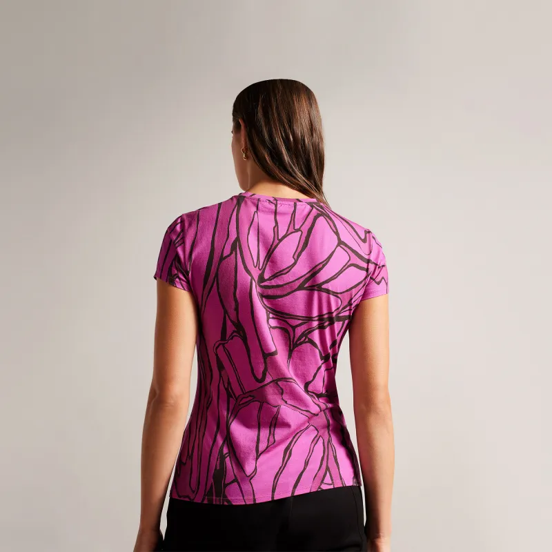 Ted Baker T Shirts Women's Bright Pink-1