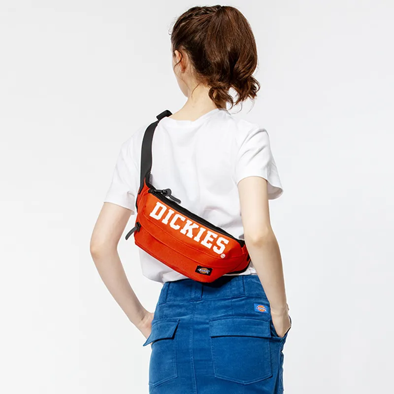 Dickies Canvas Shoulder Bag, Crossbody Bag, Canvas Bag, Sling Bag, Fanny Pack Regular Unisex Orange-1