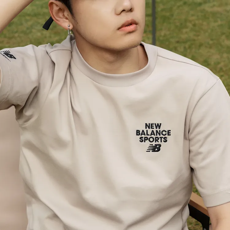 New Balance T Shirt Unisex Khaki-6