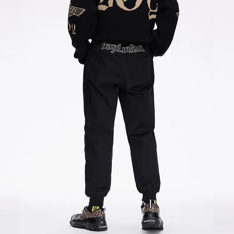 Boy London Casual Pants Unisex Black-5
