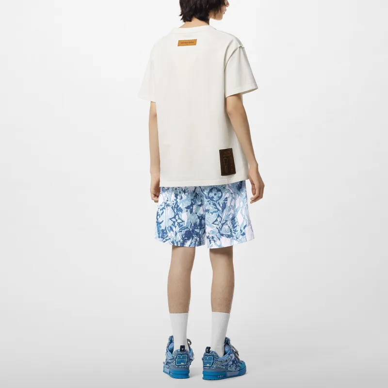 LOUIS VUITTON Casual Shorts Men's Blue-3