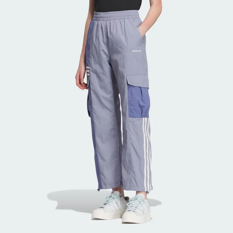 Adidas Originals Trefoil Knitted Sweatpants Women's Gray Blue-1