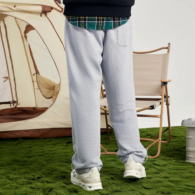 Erke Knitted Sweatpants Men Mica Heather Gray-5