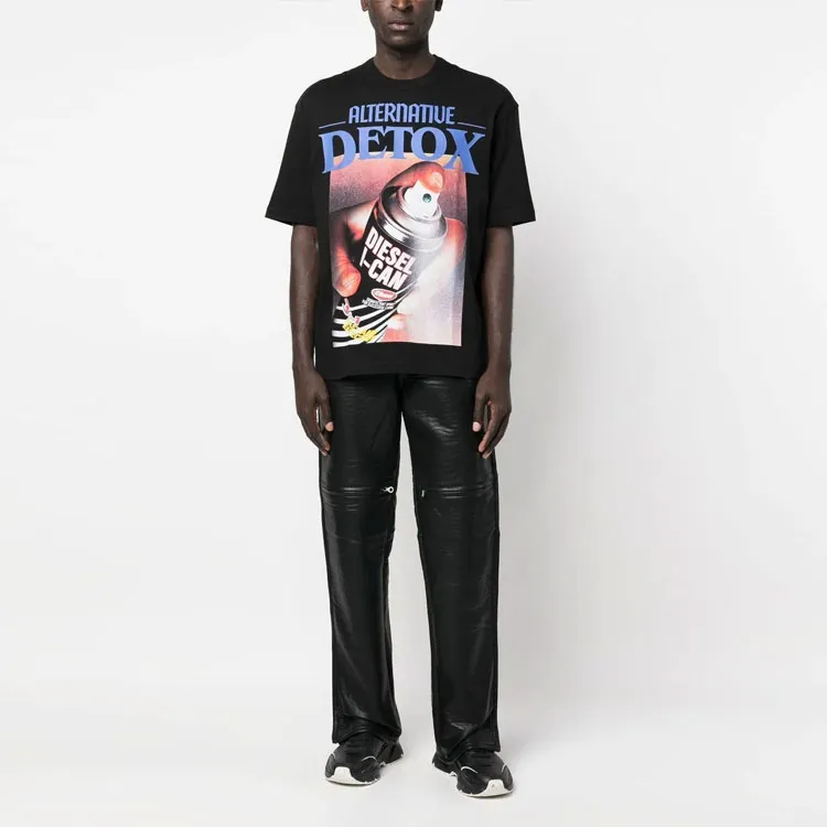 DIESEL T Shirts Men Black-1