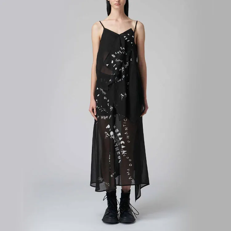 Yohji Yamamoto Casual Long Skirts Women's Black-2