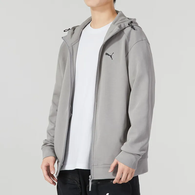 PUMA Jackets Men Gray-3
