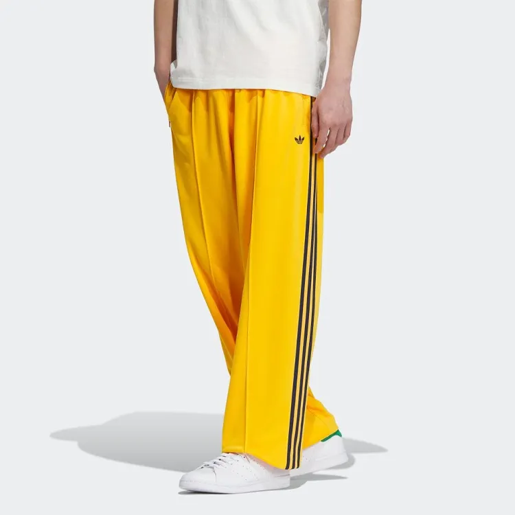 Adidas Originals BECKENBAUER Knitted Sweatpants Unisex Yellow-4