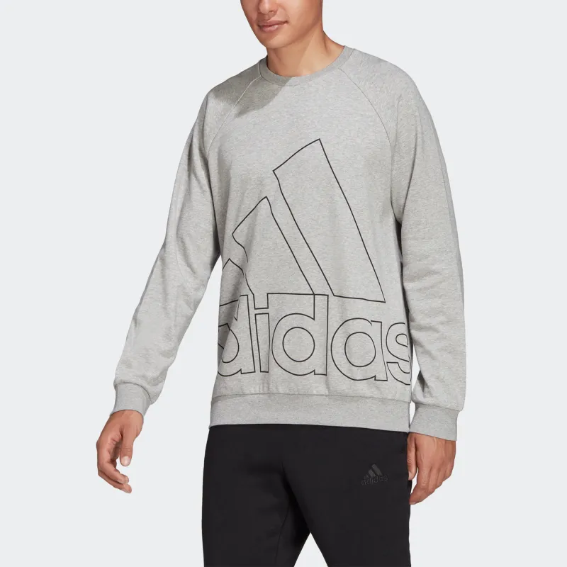 Adidas Sweatshirts Men Light Gray-1