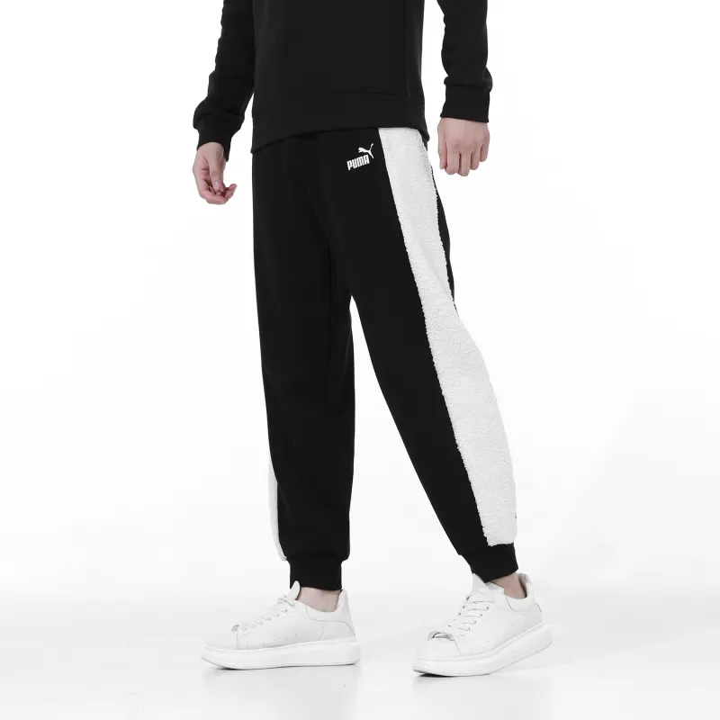 PUMA LUXE SPORT T7 Knitted Sweatpants Men Black-3