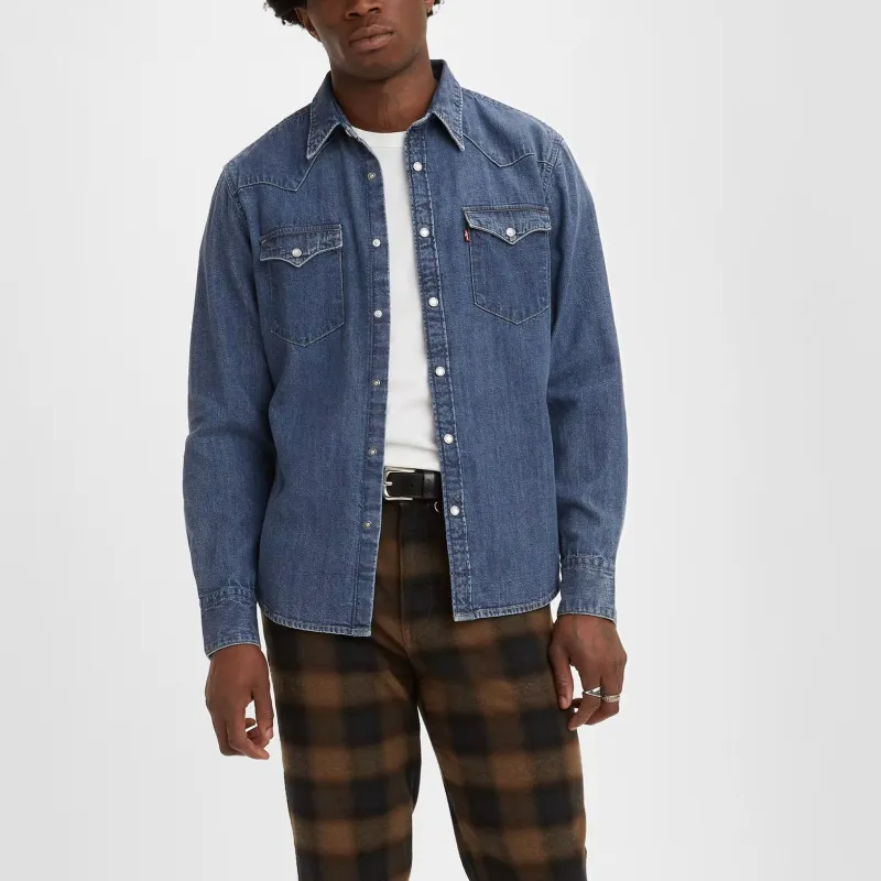 Levis Barstow Denim Western Shirt-3