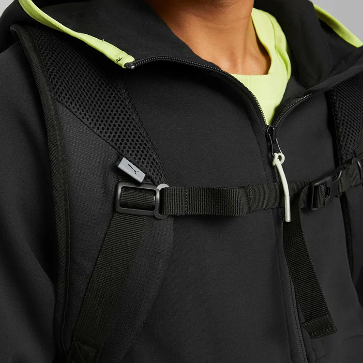 PUMA Fabric Basketball Bag Backpack Regular Unisex Black-3