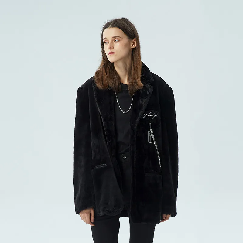 YLDP Furs Unisex Black-4