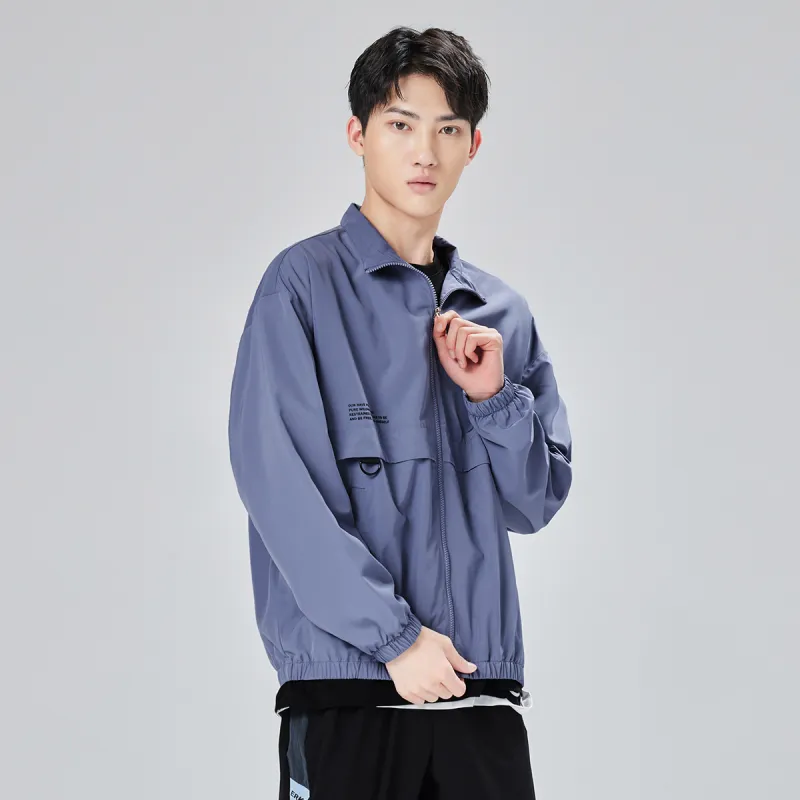 Erke Jackets Men Blue Purple-5