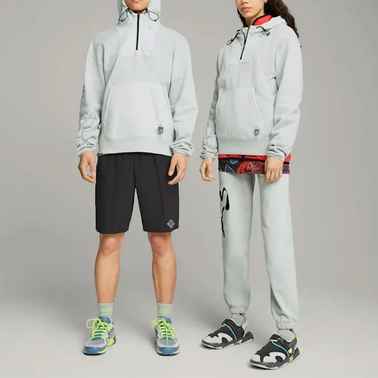 PUMA X P.A.M. Co-branded Version Sweatshirts Unisex Gray-4