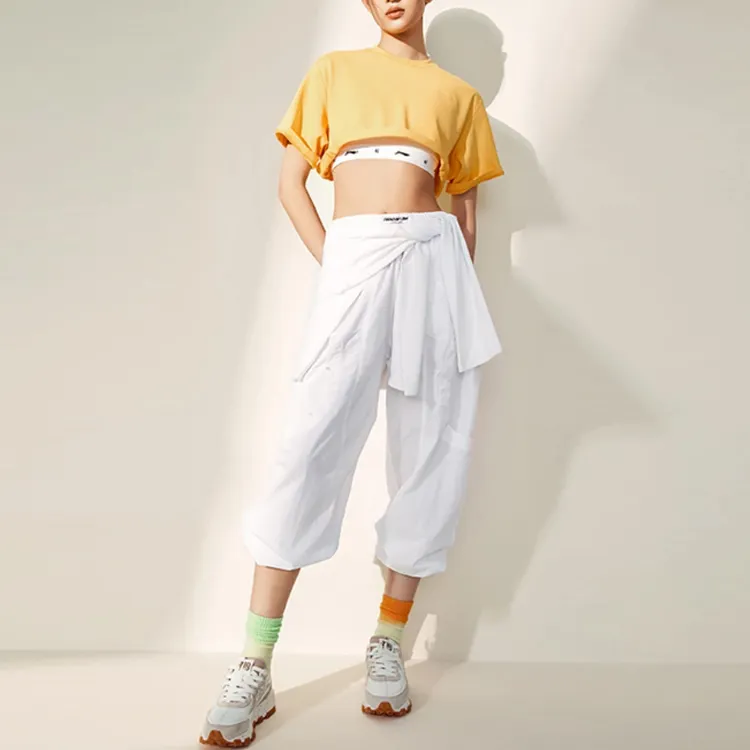 LiNing x HAIZHENWANG Training Series Crop Tops Women's-2