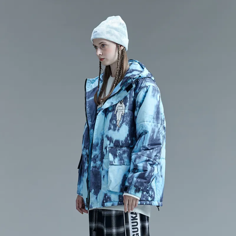 Guuka Puffer Jacket Unisex Blue-7