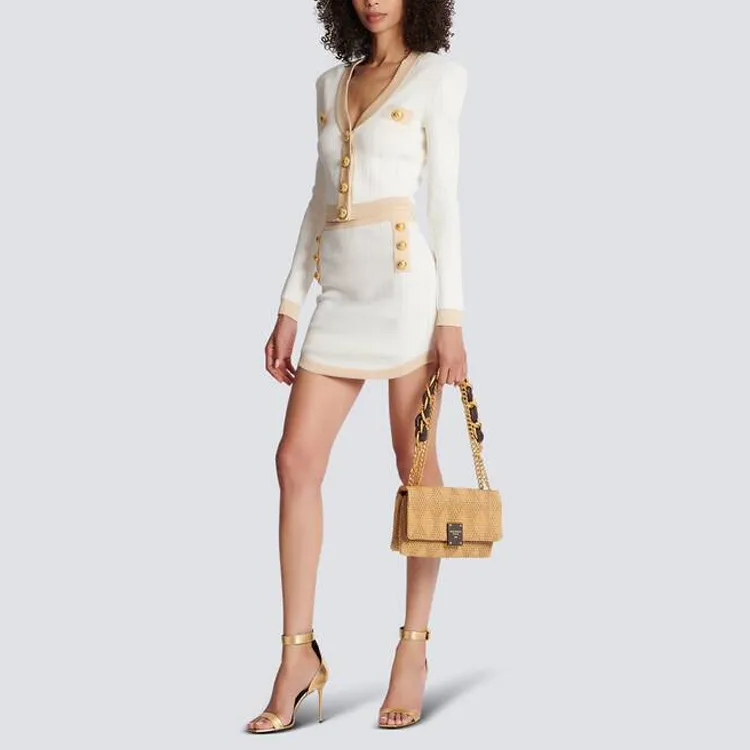 BALMAIN Button front Knitted Cardigan-1
