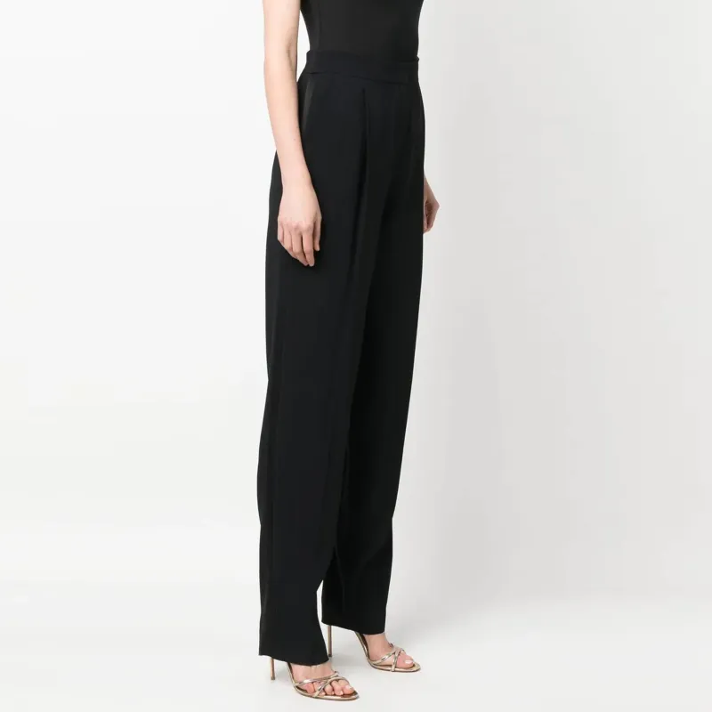 EMPORIO ARMANI Darted High Waist Trousers-3