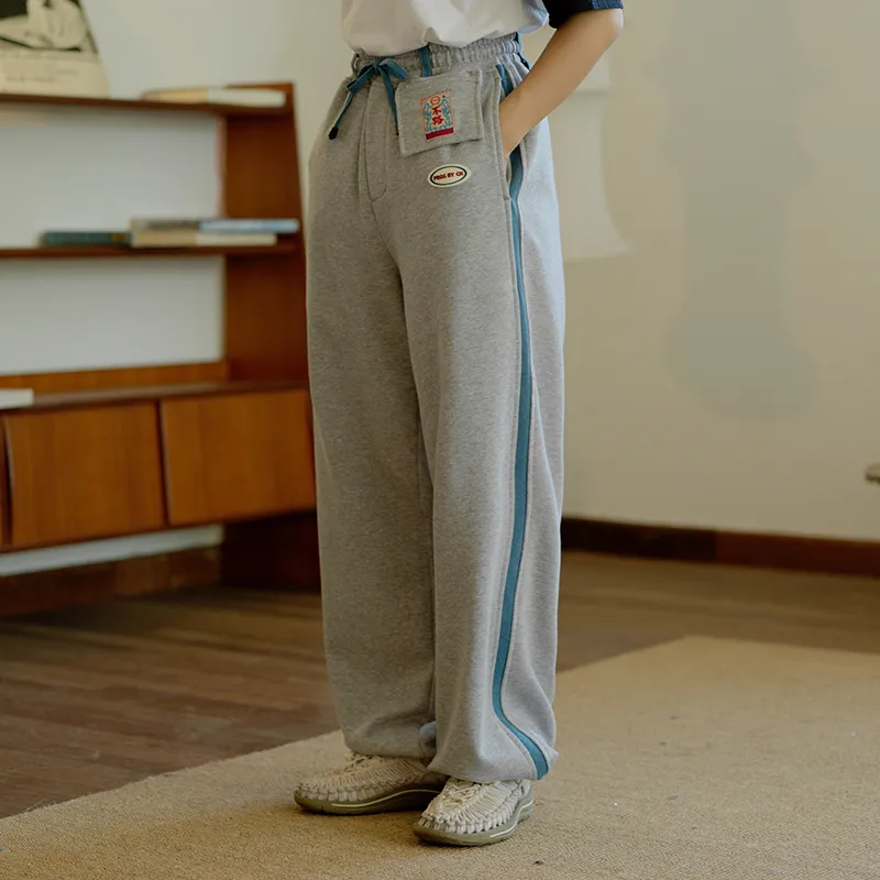 PROS BY CH Straight Casual Pants Unisex-4