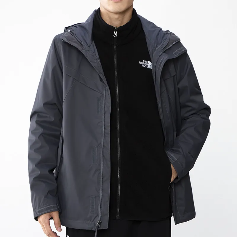 THE NORTH FACE Windbreaker Jackets Men Gray-3