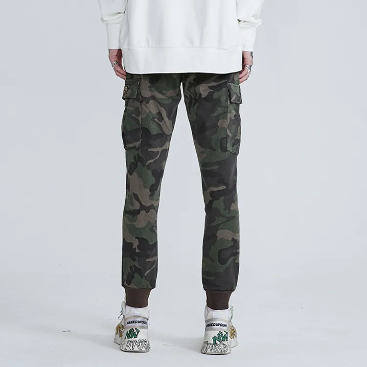MIRACLE KILL Jogger Casual Pants Unisex Army Green Camouflage-10
