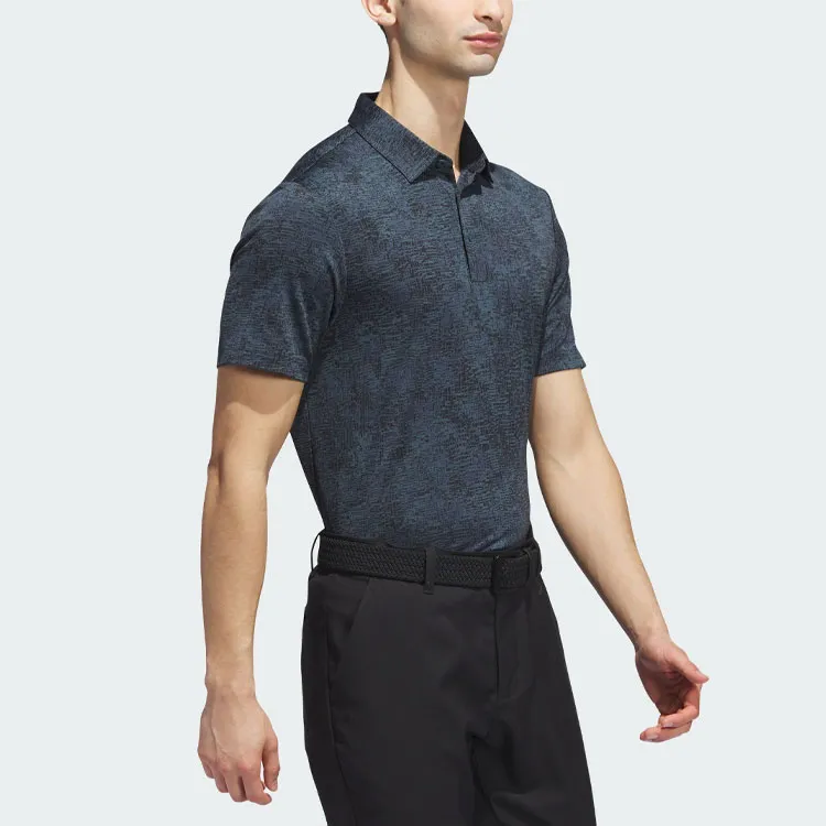 Adidas Polo Shirts Men Arctic Ocean Blue-3