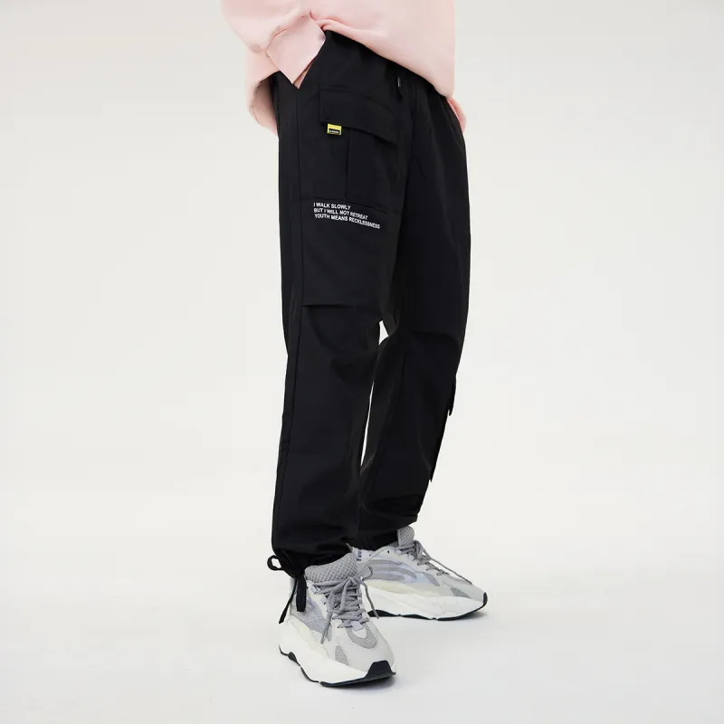 GUKUUL Casual Pants Men Black-6
