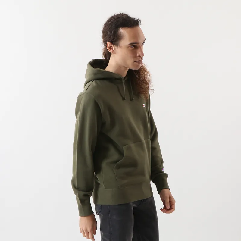 Champion Sweatshirt Japan Version Unisex Army Green-1