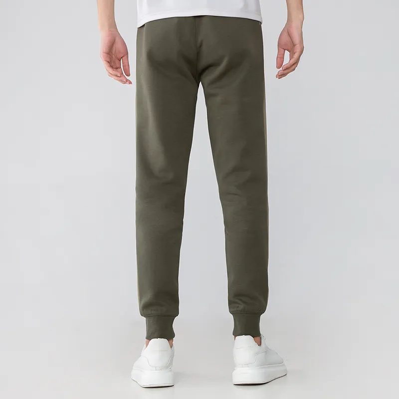 PUMA Knitted Sweatpants Men Olive Green-3