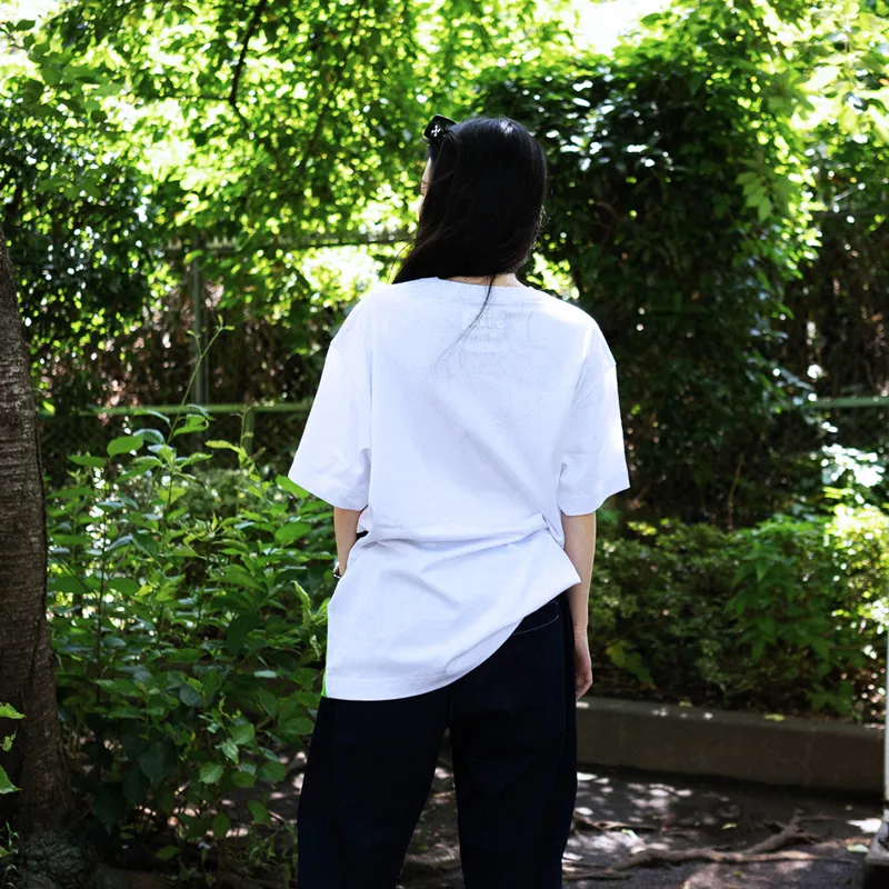 Corade Straight T Shirt Unisex White-2
