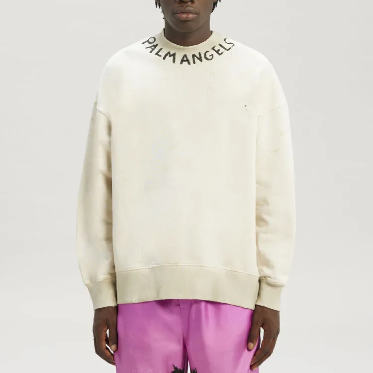 PALM ANGELS Seasonal Logo Vint Crew-2