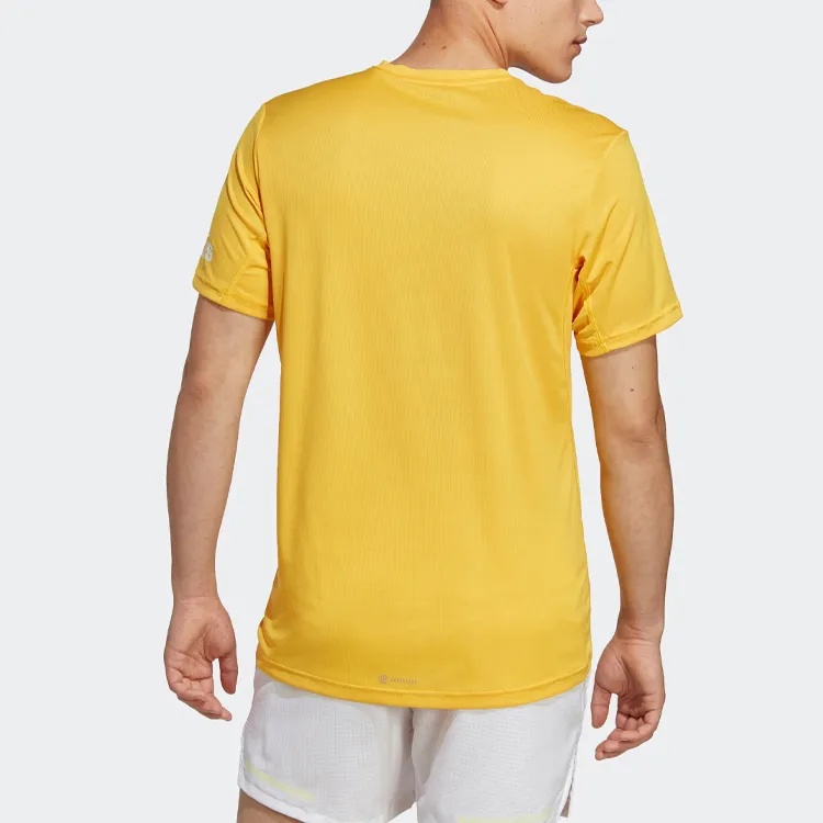 Adidas T Shirts Men Sunlight Yellow-2