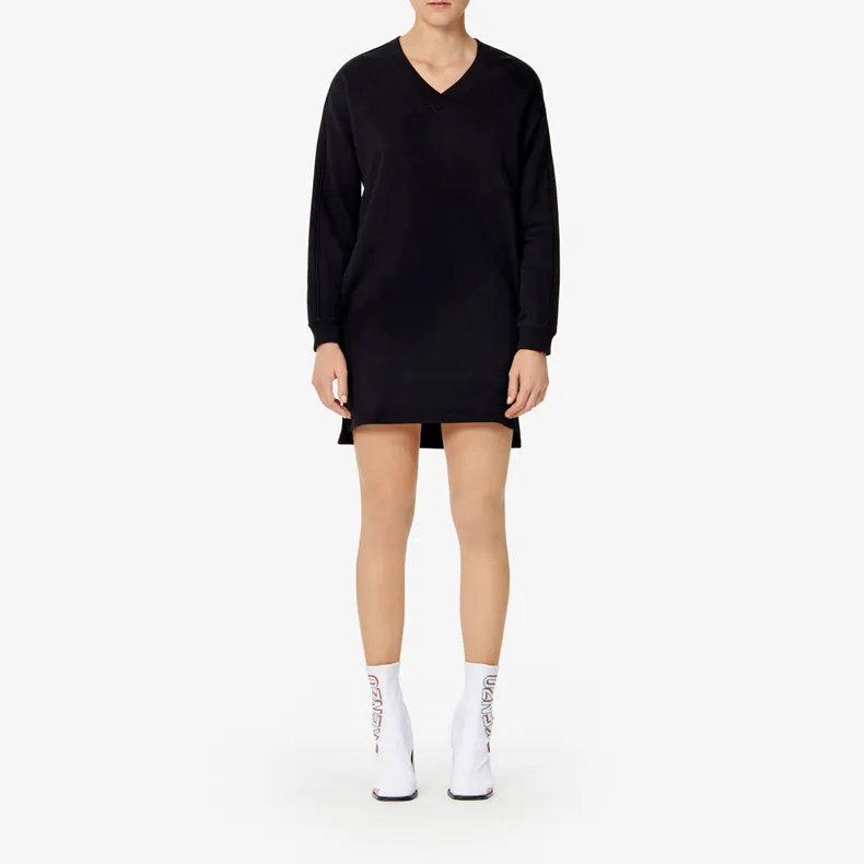 KENZO Long Sleeved Dresses Women's Black-1