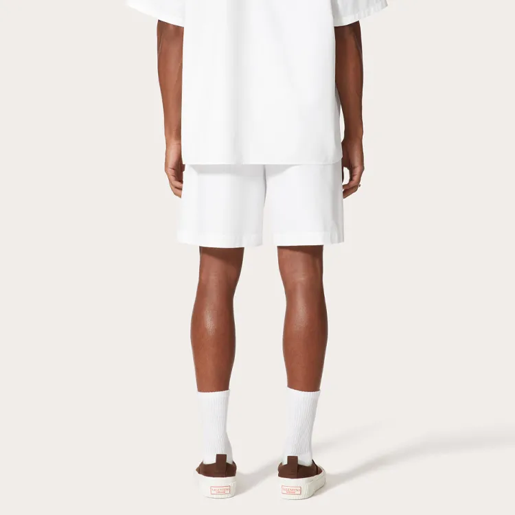 Valentino Logo Patch Drawstring Shorts-2