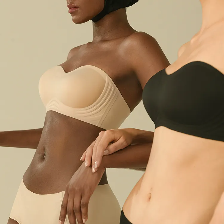 SUJIIN Women's Strapless Bras-1