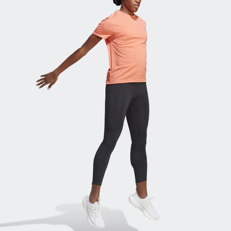 Adidas T Shirts Women's Orange-3