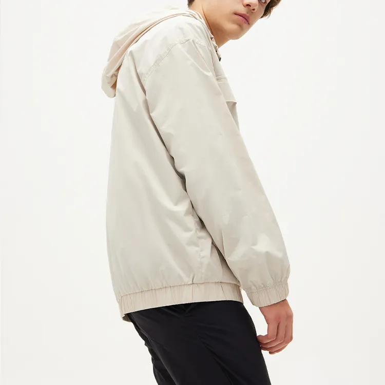 FILA Jackets Men White Birch Gray-4