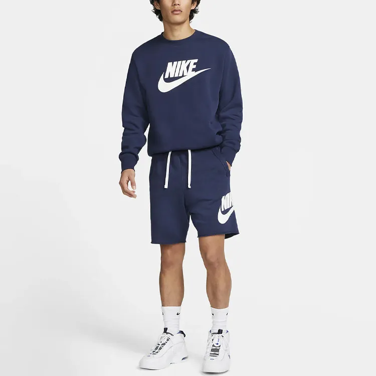 Nike Casual Shorts Men Blue-3