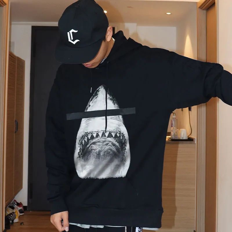 MIRACLE KILL Hooded Loose Fit Regular Sweatshirt Fall And Winter Spring Unisex-9