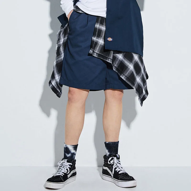 Wacko Maria X Dickies Casual Shorts Unisex Navy Blue-1