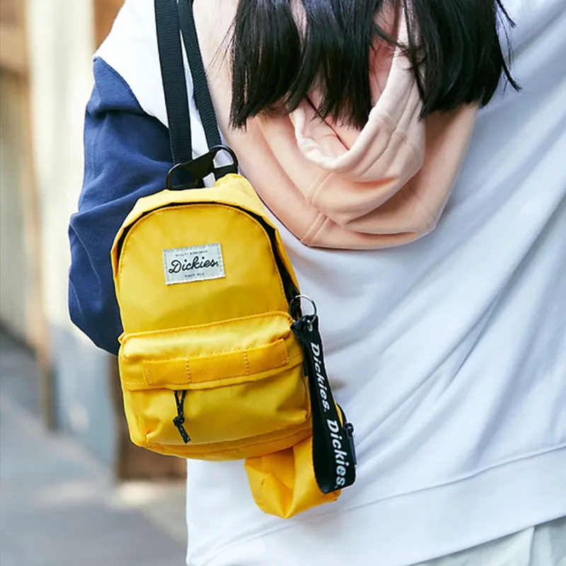 Dickies Polyamide Earphone Case Combo Bag Backpack Regular Unisex Orange-4