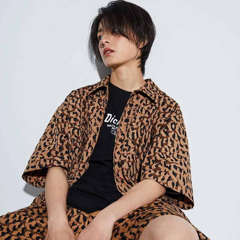 Wacko Maria X Dickies Shirts Unisex Leopard Print-5