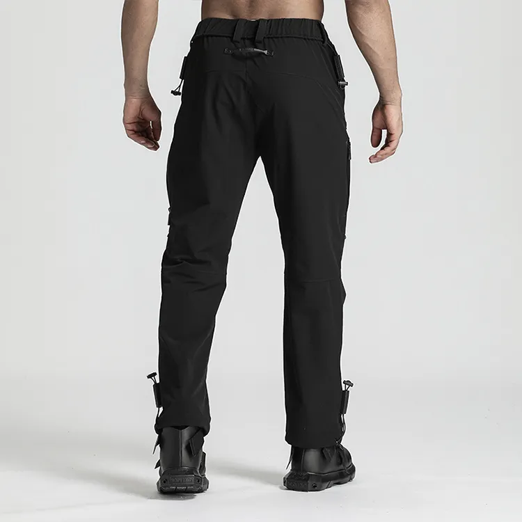 NORVINCY Windbreaker Pants Unisex Black-3