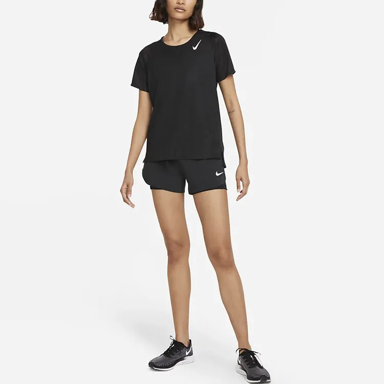 Nike Dri FIT Race 'Black' Running T shirt-2