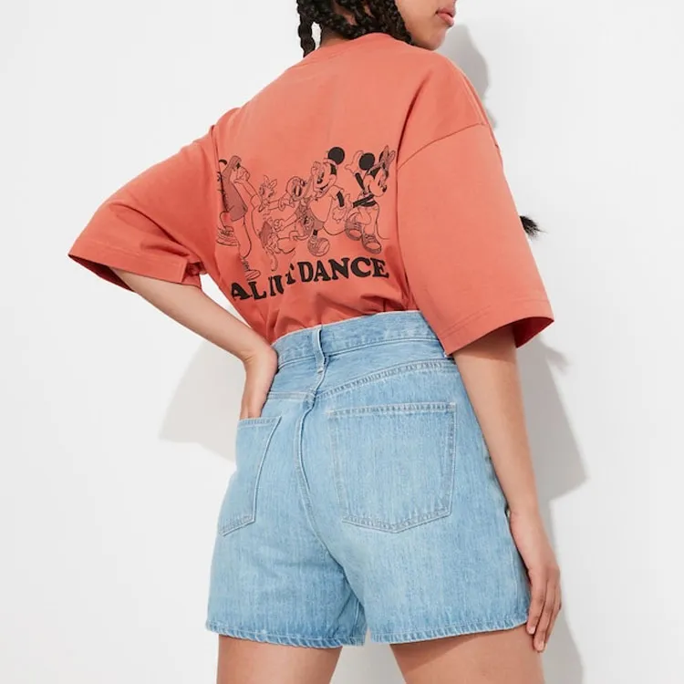 Disney X UNIQLO X Disney Co branded SS23 T Shirts Unisex Orange-4