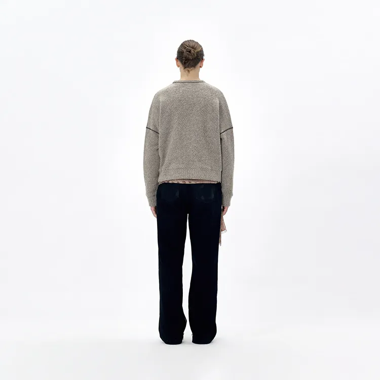The Last Redemption FW21 Sweater Unisex Light Gray-3