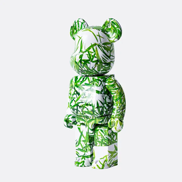 BE@RBRICK 1000%400%100% Hiroshi Fujiwara B@PANDA Lightning Panda Trendy Figures 7cm/28cm-3