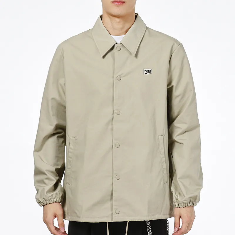 PUMA Jackets Men Khaki-2
