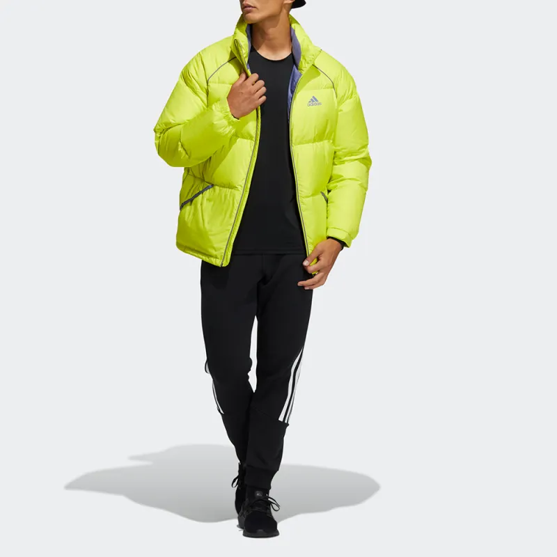 Adidas Down Jacket Winter Men's Green Yellow-1