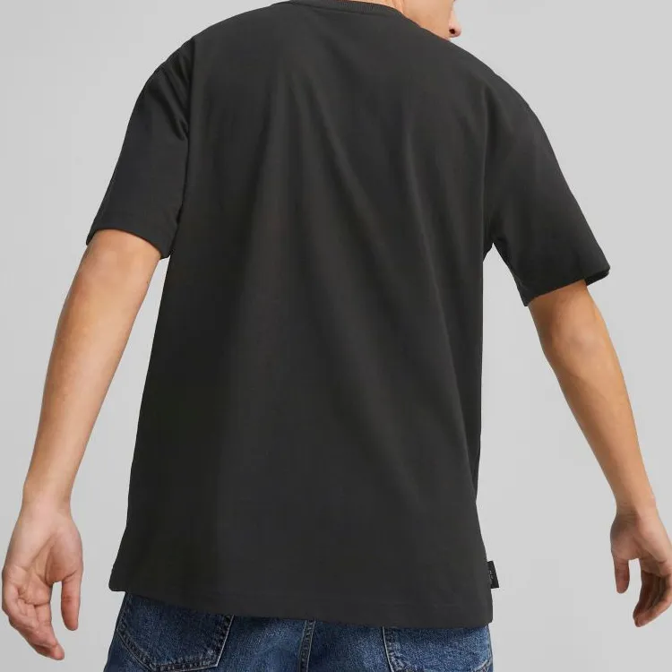 PUMA Set-in Sleeve T-Shirt Unisex Black-4